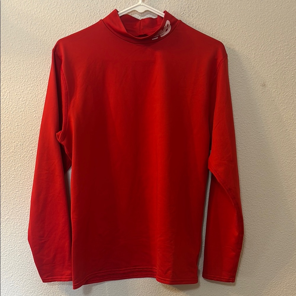 New Balance Red Turtleneck athletic top